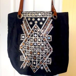 Embroidery Design Tote Bag